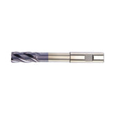 HSS Solid End Mills • HSS Roughers • Series 6TNR • Chamfer • Neck • Weldon • Inch - Big-tools Industrial Supply Tools for Metal Cutting
